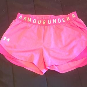 Under Armor Pink Shorts Size medium